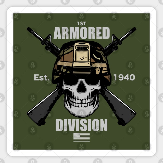 1st Armored Division Magnet by TCP